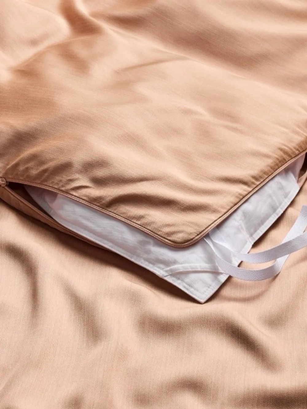 Casaluna King Rayon from Bamboo Duvet Cover Set Light Adobe Clay NWOTi